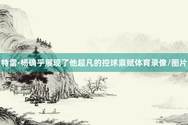 特雷·杨确乎展现了他超凡的控球禀赋体育录像/图片