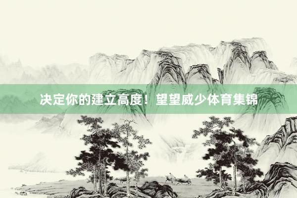 决定你的建立高度！望望威少体育集锦