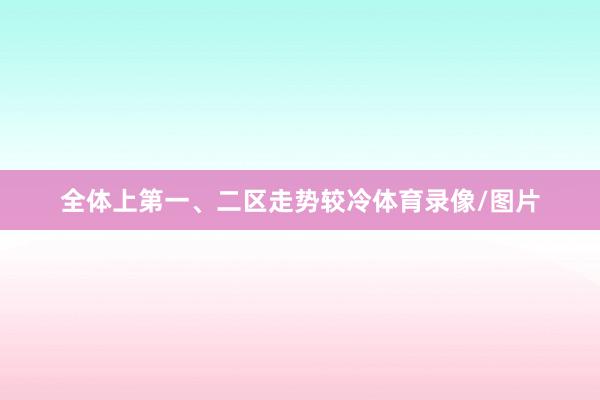 全体上第一、二区走势较冷体育录像/图片