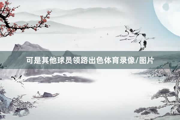 可是其他球员领路出色体育录像/图片
