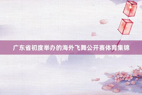 广东省初度举办的海外飞舞公开赛体育集锦
