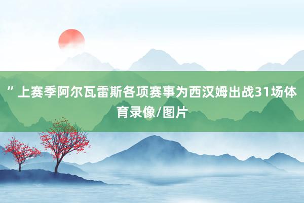 ”上赛季阿尔瓦雷斯各项赛事为西汉姆出战31场体育录像/图片