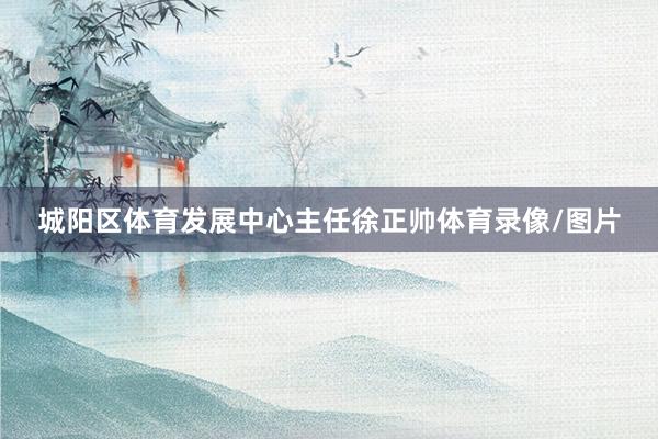 城阳区体育发展中心主任徐正帅体育录像/图片