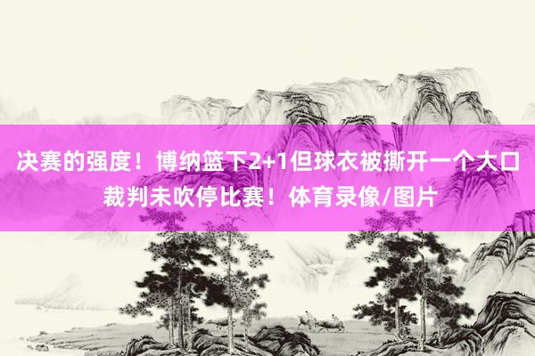 决赛的强度！博纳篮下2+1但球衣被撕开一个大口 裁判未吹停比赛！体育录像/图片