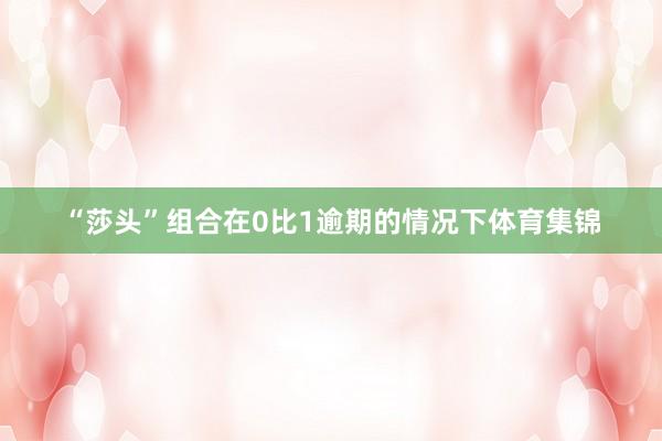 “莎头”组合在0比1逾期的情况下体育集锦