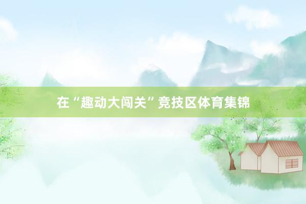 在“趣动大闯关”竞技区体育集锦