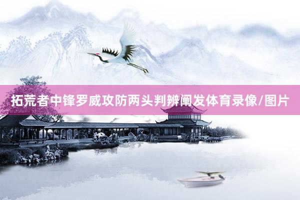 拓荒者中锋罗威攻防两头判辨阐发体育录像/图片