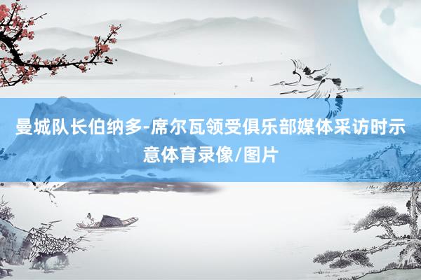 曼城队长伯纳多-席尔瓦领受俱乐部媒体采访时示意体育录像/图片