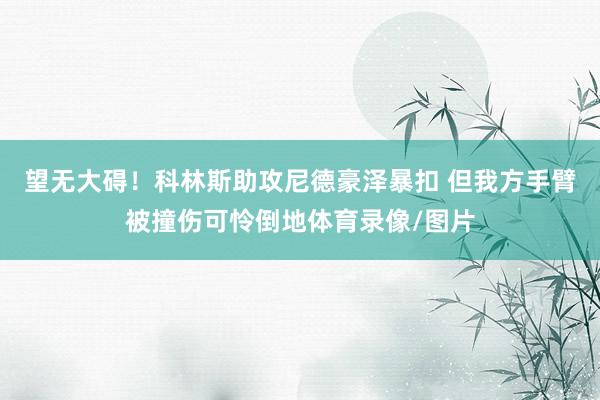 望无大碍！科林斯助攻尼德豪泽暴扣 但我方手臂被撞伤可怜倒地体育录像/图片