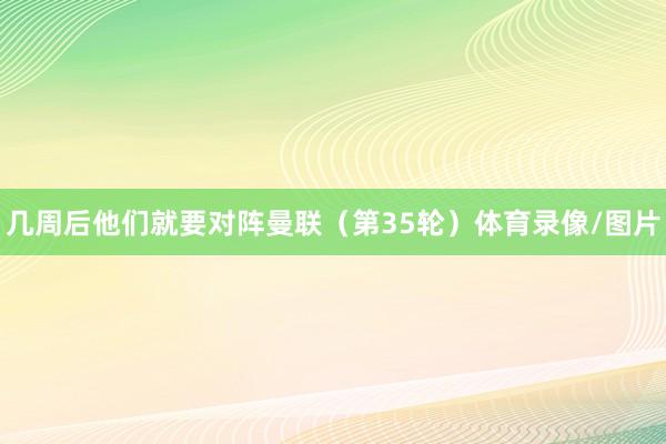 几周后他们就要对阵曼联（第35轮）体育录像/图片