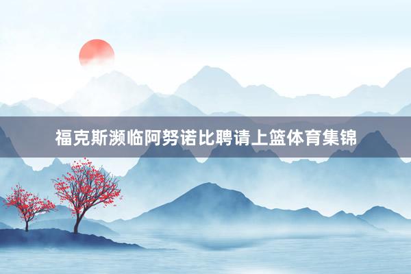 福克斯濒临阿努诺比聘请上篮体育集锦