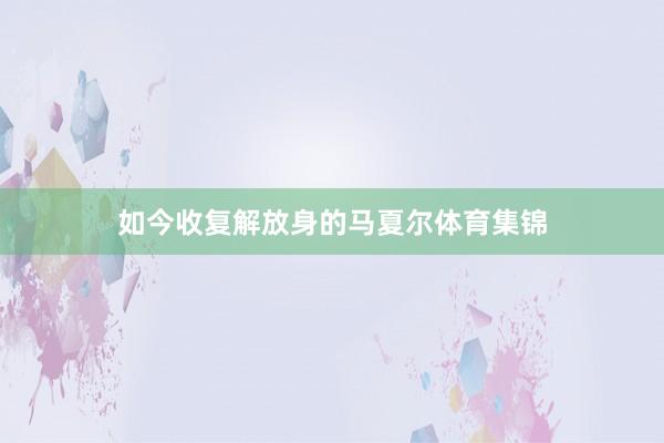 如今收复解放身的马夏尔体育集锦